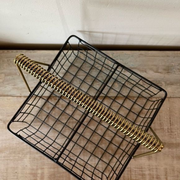 New Vintage Kitchen Caddy with Gold Handle - Picture 10 of 13